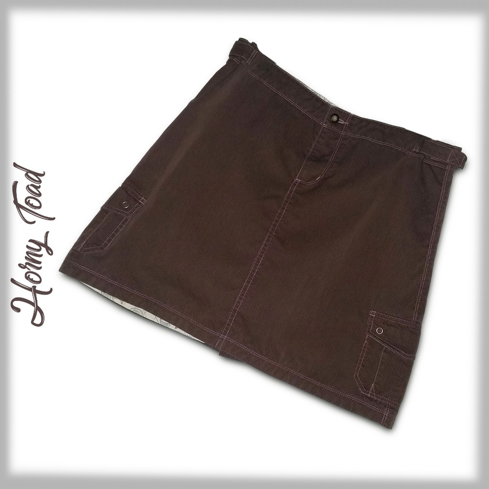 HORNY TOAD - Pin Stripe Cotton Skirt - Size 8